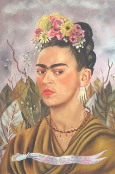 弗裡達 卡洛 Self Portrait Dedicated to Dr Eloesser 弗裡達 卡洛 Self Portrait Dedicated to Dr Eloesser